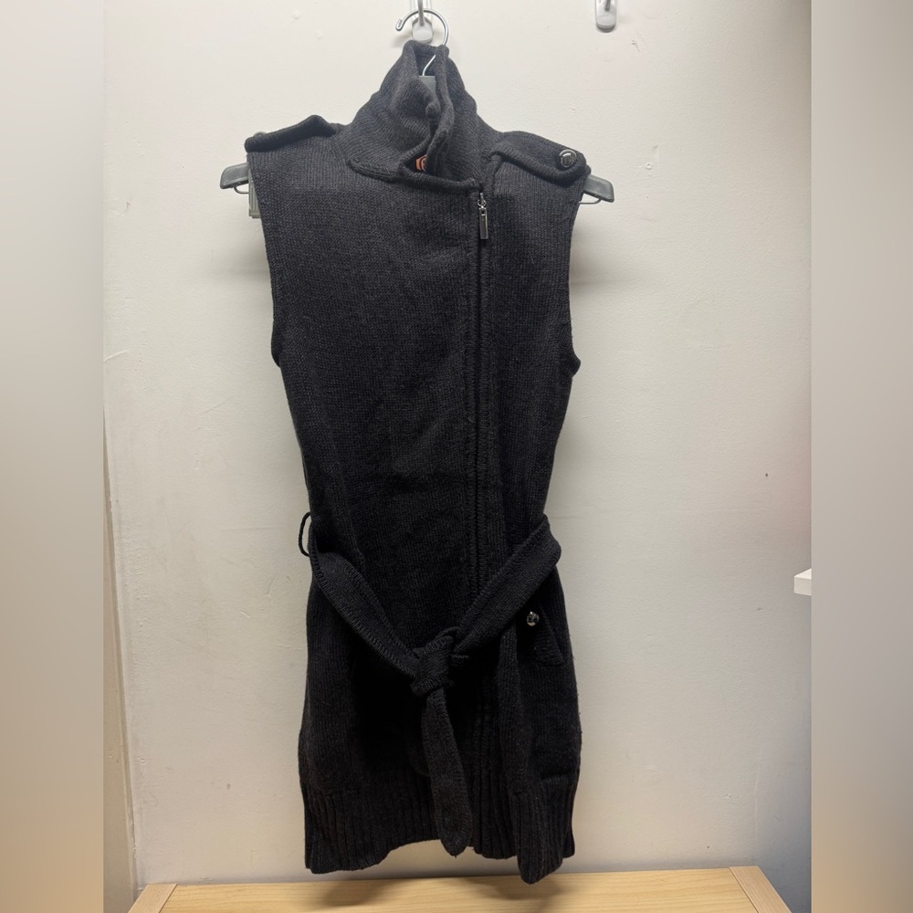 Tory Burch Merino Wool Vest with Zipper Womens XS